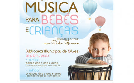 MÚSICA E LIVROS DÃO MOTE À PRÓXIMA SESSÃO DE «MÚSICA PARA BEBÉS E CRIANÇAS»