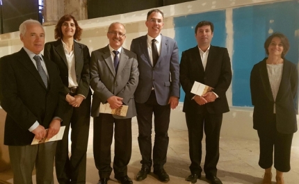 Presidente da Câmara Municipal de Loulé, Vítor Aleixo, visita montagem de exposição LOULÉ. Territórios, Memórias, Identidades, no Museu Nacional de Arqueologia em Lisboa 