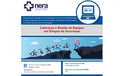 Formação Online - Liderança e Gestão de Equipas em Tempos de Incertezas
