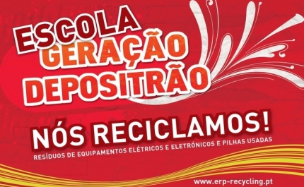 EB1 de Cabanas de Tavira recebe prémio por recolhas de resíduos na Geração Depositrão