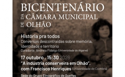 Conversa sobre a indústria conserveira no âmbito do Bicentenário da Câmara Municipal de Olhão