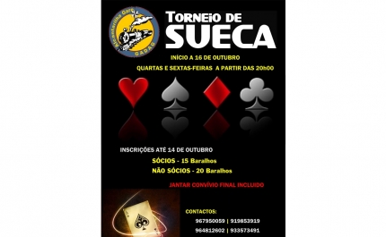 GADAG PROMOVE TORNEIO DE SUECA 