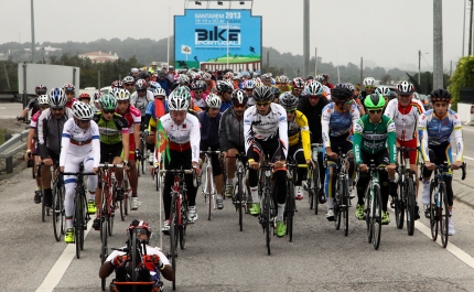 Mais de meio milhar a pedalar em Santarém