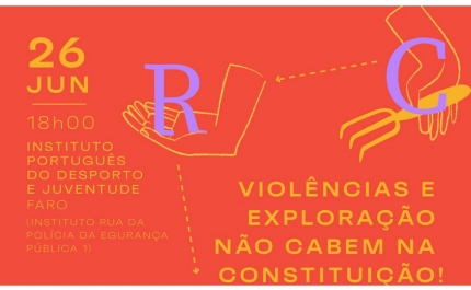 50 Anos da Constituição «mesa-redonda sob o tema «Violências e exploração não cabem na Constituição! Tráfico, prostituição, trabalho sazonal — até onde vai a exploração…» 