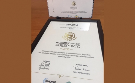 Tavira «Município Amigo do Desporto 2016»