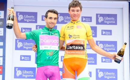 André Crispim veste camisola amarela em Braga | 9.ª Volta a Portugal de Juniores