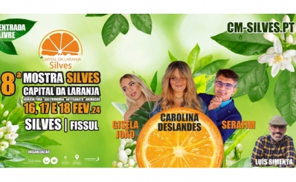 MOSTRA SILVES CAPITAL DA LARANJA ABRE PORTAS A 16 DE FEVEREIRO TRAZENDO GISELA JOÃO, CAROLINA DESLANDES E SERAFIM AO PALCO PRINCIPAL