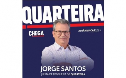Jorge Santos «CHEGA» anuncia candidatura por Quarteira