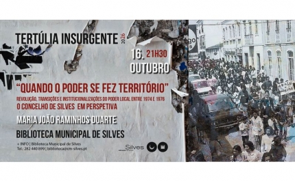 «QUANDO O PODER SE FEZ TERRITÓRIO» EM REFLEXÃO NA BIBLIOTECA MUNICIPAL DE SILVES