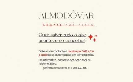 Município de Almodôvar lança serviço gratuito de informações por SMS e e-mail