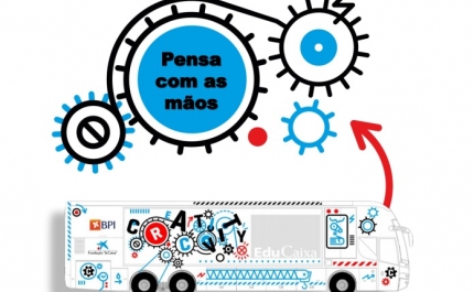 Creactivity Bus desperta criatividade e destreza das crianças na Praça da Liberdade em Faro