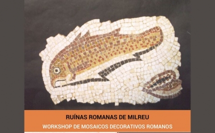 Workshop de mosaicos romanos em Milreu