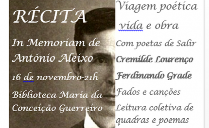 ANTÓNIO ALEIXO VAI VOLTAR À NAVE DO BARÃO