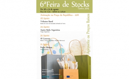 Feira de Stocks traz à rua o comércio local da Baixa de Tavira