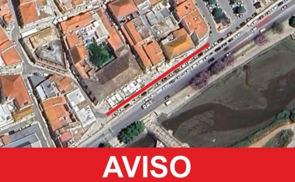 RUA CORONEL FIGUEIREDO, EM SILVES, CORTADA AO TRÂNSITO, A PARTIR DAS 18h00 DE DIA 31 DE DEZEMBRO 