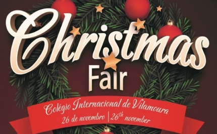 Feira de Natal do Colégio Internacional de Vilamoura espera por si no dia  26 de novembro