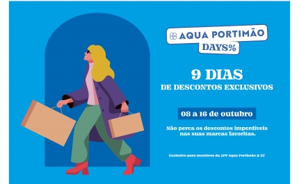 AQUA PORTIMÃO DAYS CHEGAM COM DESCONTOS E OFERTAS EXCLUSIVAS 
