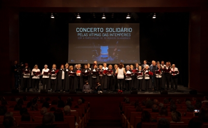 Auditório Municipal Maria Barroso esgota em concerto solidário pelas vítimas das intempéries em Leiria