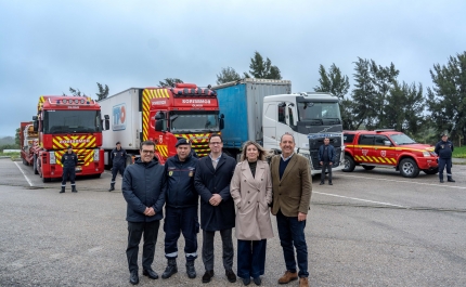 Olhão envia 60 toneladas de materiais de construção para apoiar populações afetadas pelo mau tempo em Leiria