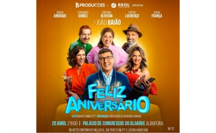 João Baião está de volta aos palcos com o novo espetáculo intitulado Feliz Aniversário