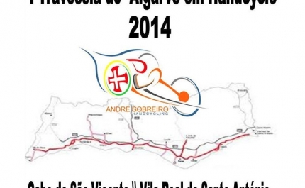 I Travessia do Algarve em Handcycle 2014 apoia André Sobreiro