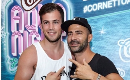 AQUASHOW: David Carreira e Diego Miranda juntos na segunda edição de Cornetto Aqua Night Session