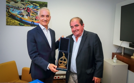 CHEFE DE ESTADO-MAIOR DO EXÉRCITO RECEBIDO NOS PAÇOS DO CONCELHO POR JOSÉ CARLOS ROLO