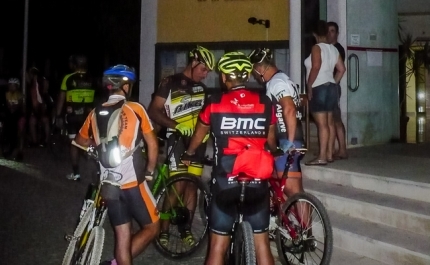 Freguesia de São Sebastião acolheu o primeiro passeio de BTT noturno deste verão