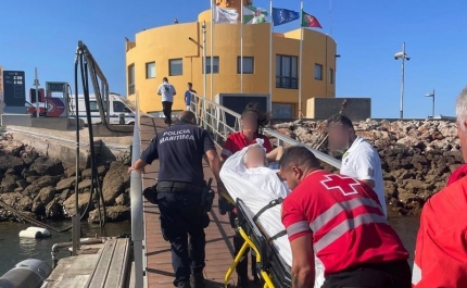 Estação Salva-vidas efetua resgate médico a sul de Portimão