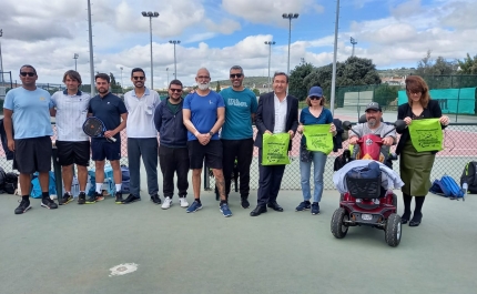 Grupo de Desporto Adaptado do CMR Sul promoveu encontro desportivo de padel
