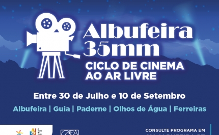 «ALBUFEIRA 35 MM | CICLO DE CINEMA AO AR LIVRE»  ESTÁ DE REGRESSO 