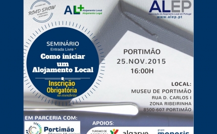 Seminário «Como iniciar um Alojamento Local» em Portimão e Faro