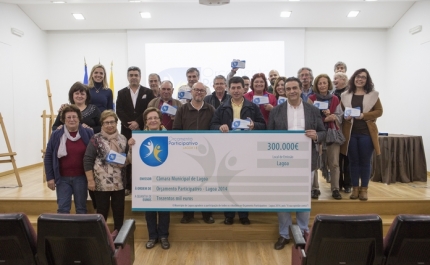 Câmara Municipal de Lagoa entregou placas comemorativas dos Orçamentos Participativos de 2014, 2015 e 2016