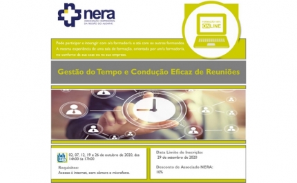 Formação Online - Gestão do Tempo e Condução Eficaz de Reuniões