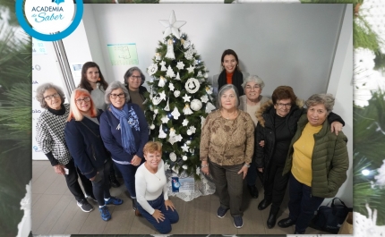 Alunas da Academia do Saber decoram árvore de Natal com 100 peças em crochet