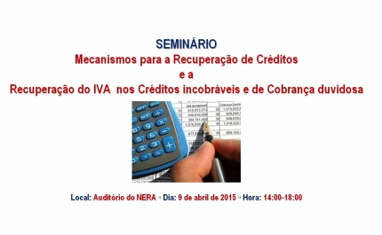 Conferência sobre «Mecanismos para a recuperação de créditos»