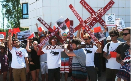 Duas manifestações em Lisboa contra a exploração de petróleo e gas no Algarve