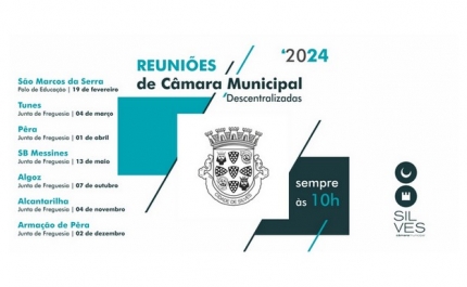 CÂMARA MUNICIPAL DE SILVES REALIZA REUNIÕES DE CÂMARA MUNICIPAL DESCENTRALIZADAS 