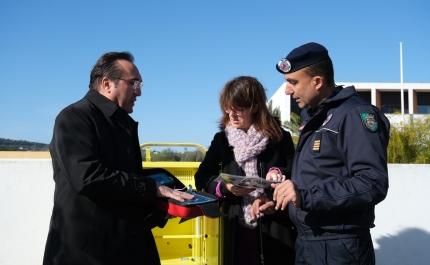 Município de São Brás de Alportel amplia Rede de Desfibrilhadores automáticos externos com colocação de equipamentos no espaço público