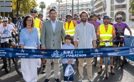 ALBUFEIRA PEDALOU EM FAMÍLIA  NA PRIMEIRA BIKE FUN MARATHON