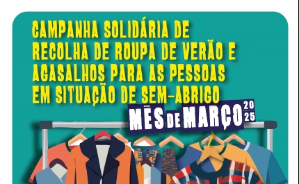 Lagos promove campanha solidária de recolha de roupa de verão e agasalhos para pessoas em situação de sem-abrigo