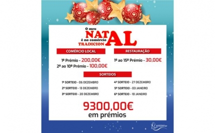 Município de Almodôvar dinamiza comércio local com sorteio «O Meu Natal é no Comércio Tradicional»