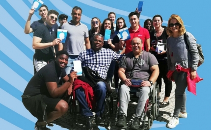 ALTE RECEBE PERCURSO LITERÁRIO CÂNDIDO GUERREIRO ADAPTADO A PESSOAS COM MOBILIDADE REDUZIDA