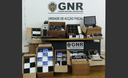 7 458 recargas de tabaco líquido apreendidos