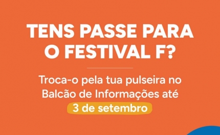 FORUM ALGARVE REFORÇA PARCERIA COM O FESTIVAL F COM TRANSPORTE GRATUITO, TROCA DE PASSES E MUITA ANIMAÇÃO NO RECINTO 