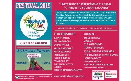 Câmara de Lagoa apoia a 4ª edição do Festival “Obrigado Portugal - Um Tributo ao Intercâmbio Cultural”, no Sítio das Fontes