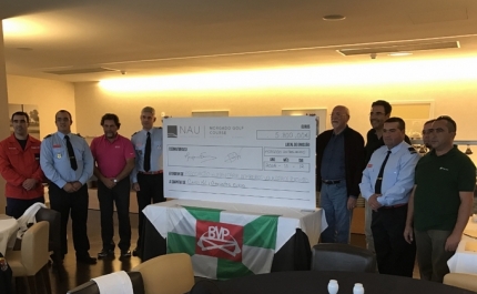 Torneio de Golfe promovido pelo grupo NAU doa totalidade das receitas aos BV de Portimão