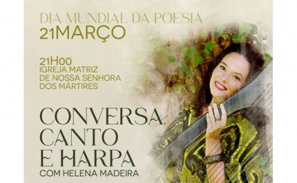 Dia Mundial da Poesia assinalado em Castro Marim com concerto de harpa e visita do Bispo do Algarve