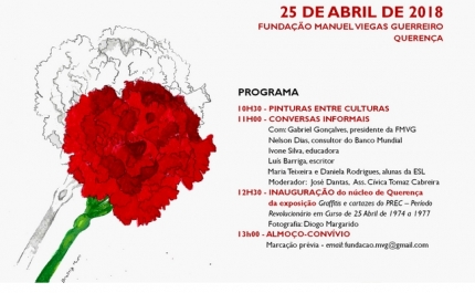 Pinta-se 25 de Abril em Querença