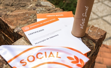 MUNICÍPIO DE ODEMIRA DISTINGUIDO COM BANDEIRA DE MÉRITO SOCIAL